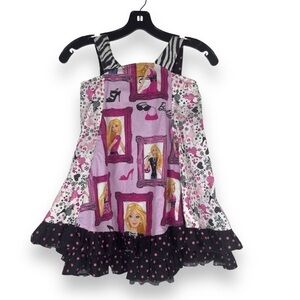 Mia Bambina Designer Boutique Girls Barbie Dress‎ Size Small Birthday Party